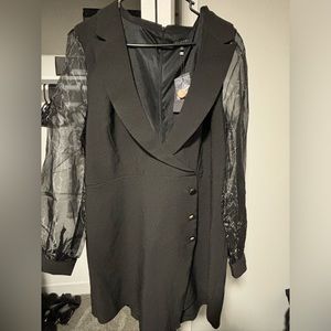 Black One Piece. Plus Size